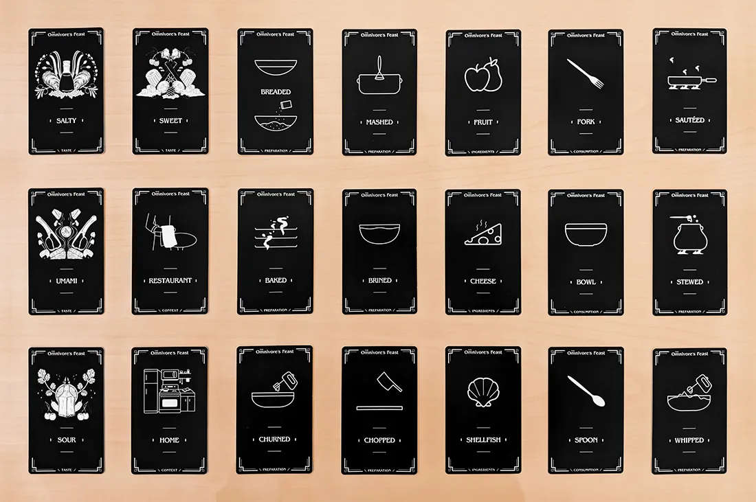 Omnivore's Feast Research Cards