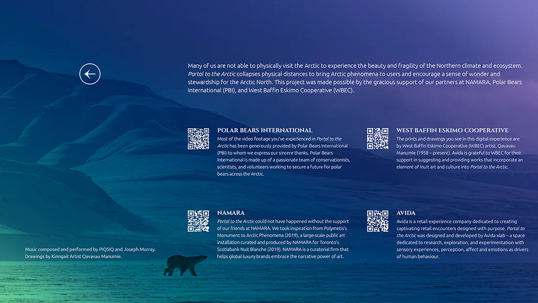 Portal to the Arctic Interactive Experience